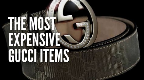 how much is the most expensive gucci item|most valuable Gucci items.